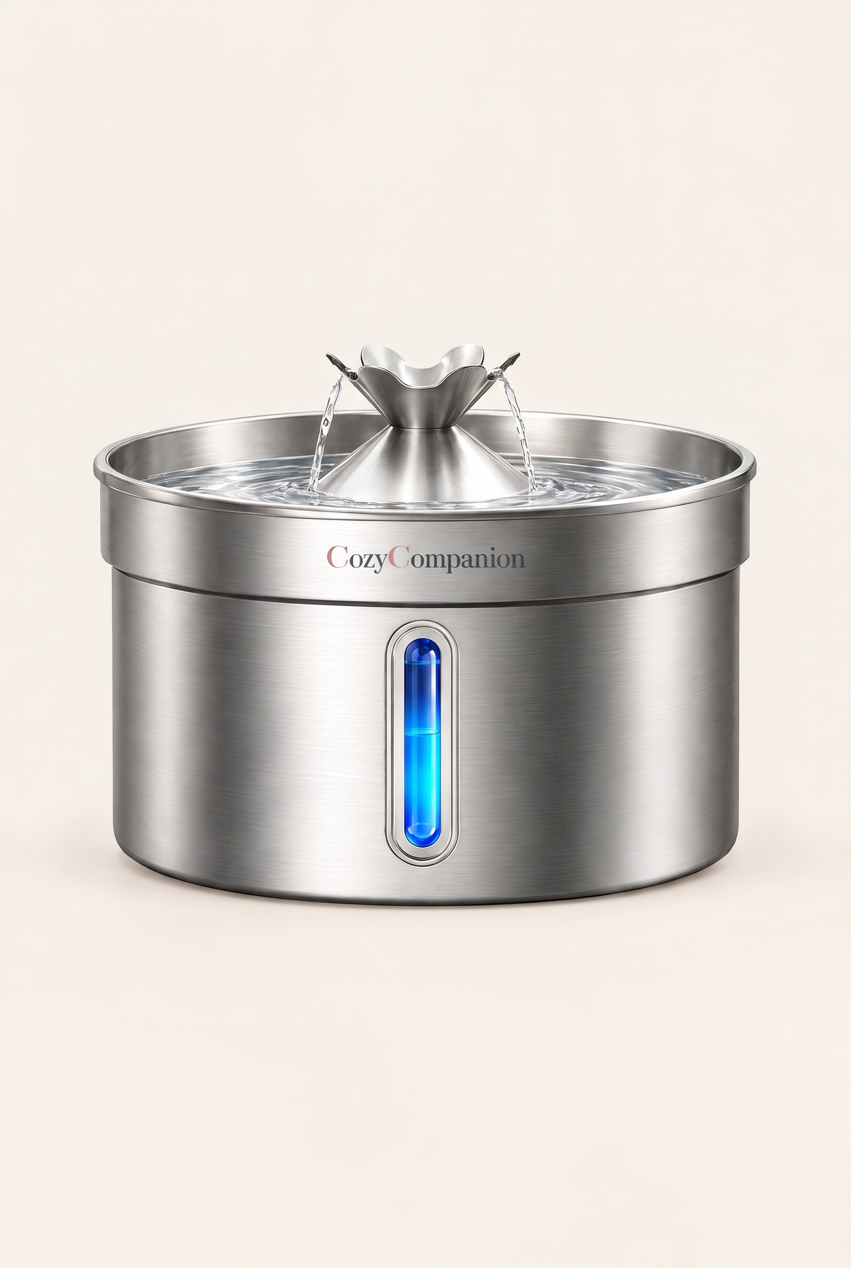 CozyCompanion 4L Brook Stainless Pet Fountain