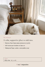 Billow Memory Foam Bolster Bed: the details