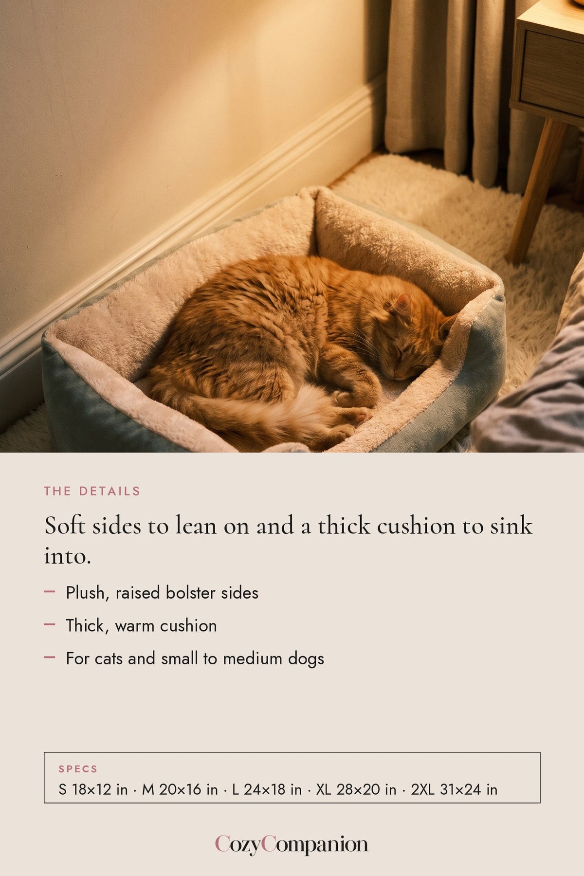 Burrow Plush Pet Bed: the details