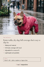 Drizzle Dog Raincoat: the details