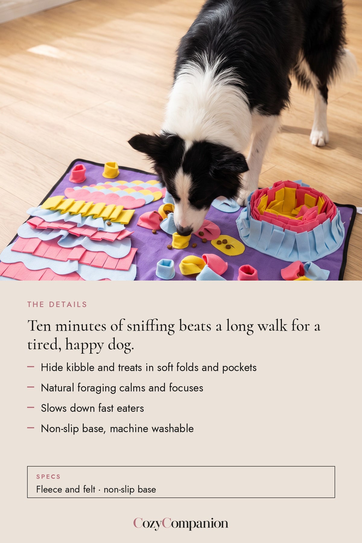 Forage Snuffle Mat: the details