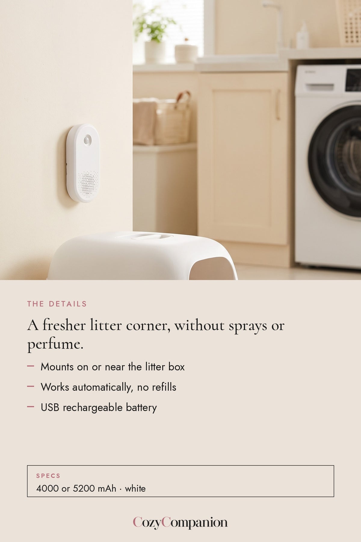 Fresh Smart Litter Deodorizer: the details