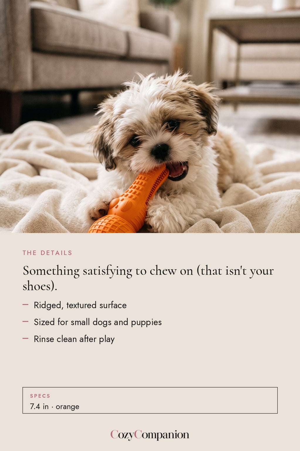 Gnaw Dental Chew Toy: the details