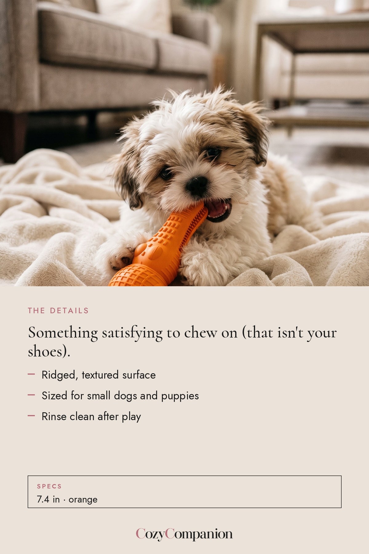 Gnaw Dental Chew Toy: the details