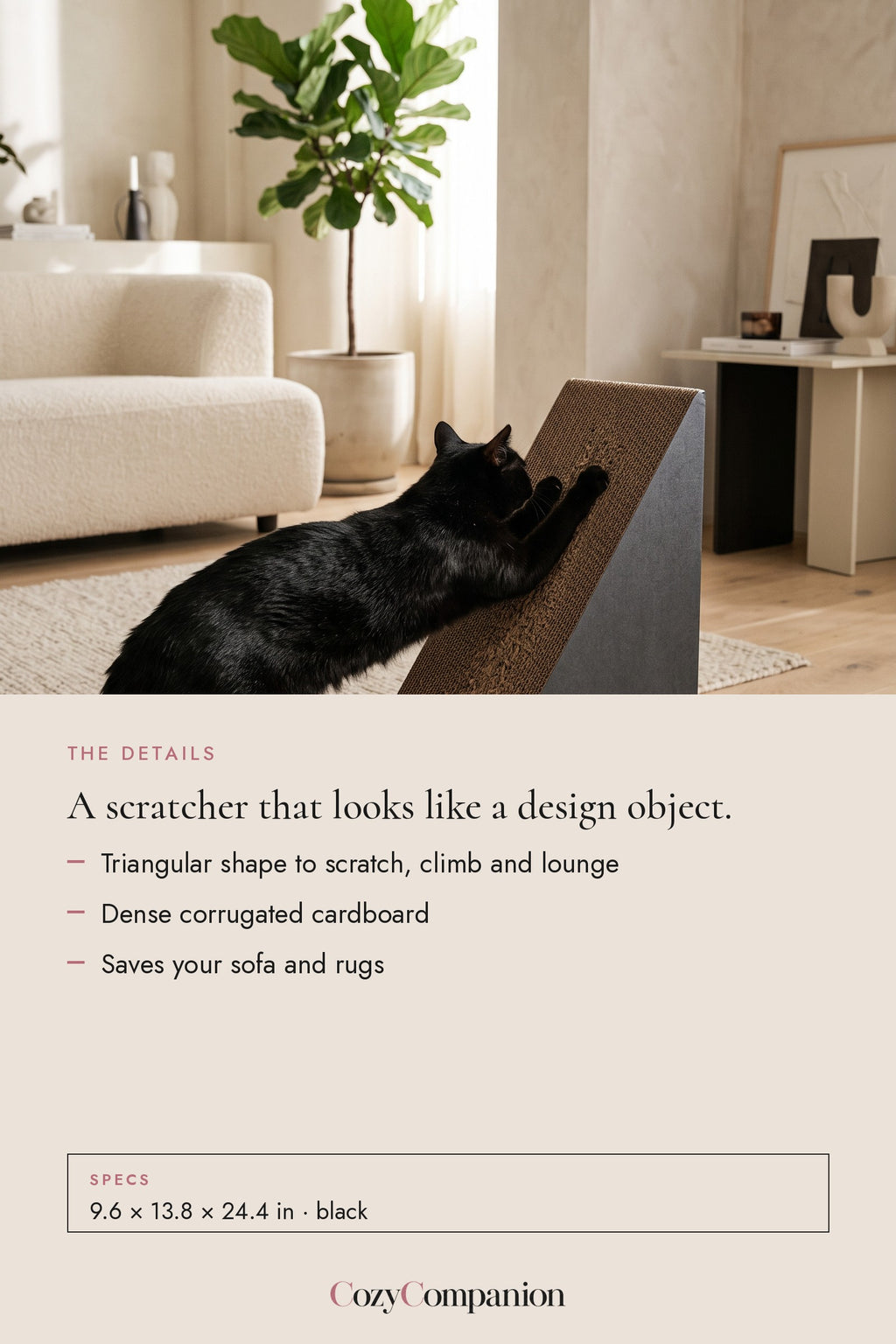 Peak Triangle Cat Scratcher: the details