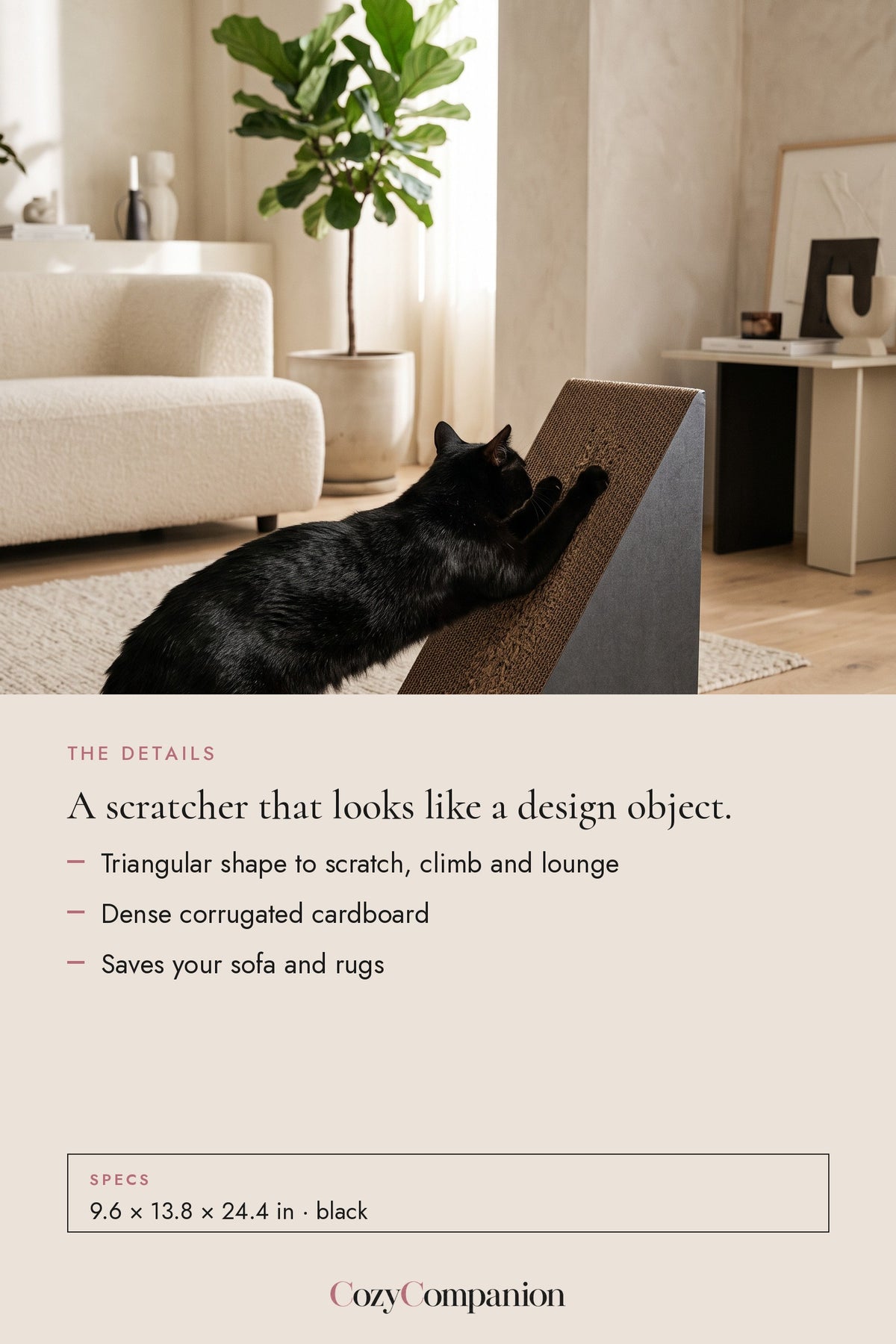 Peak Triangle Cat Scratcher: the details