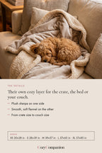 Snug Sherpa Pet Blanket: the details