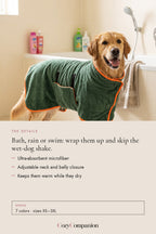 Splash Quick-Dry Dog Bathrobe: the details
