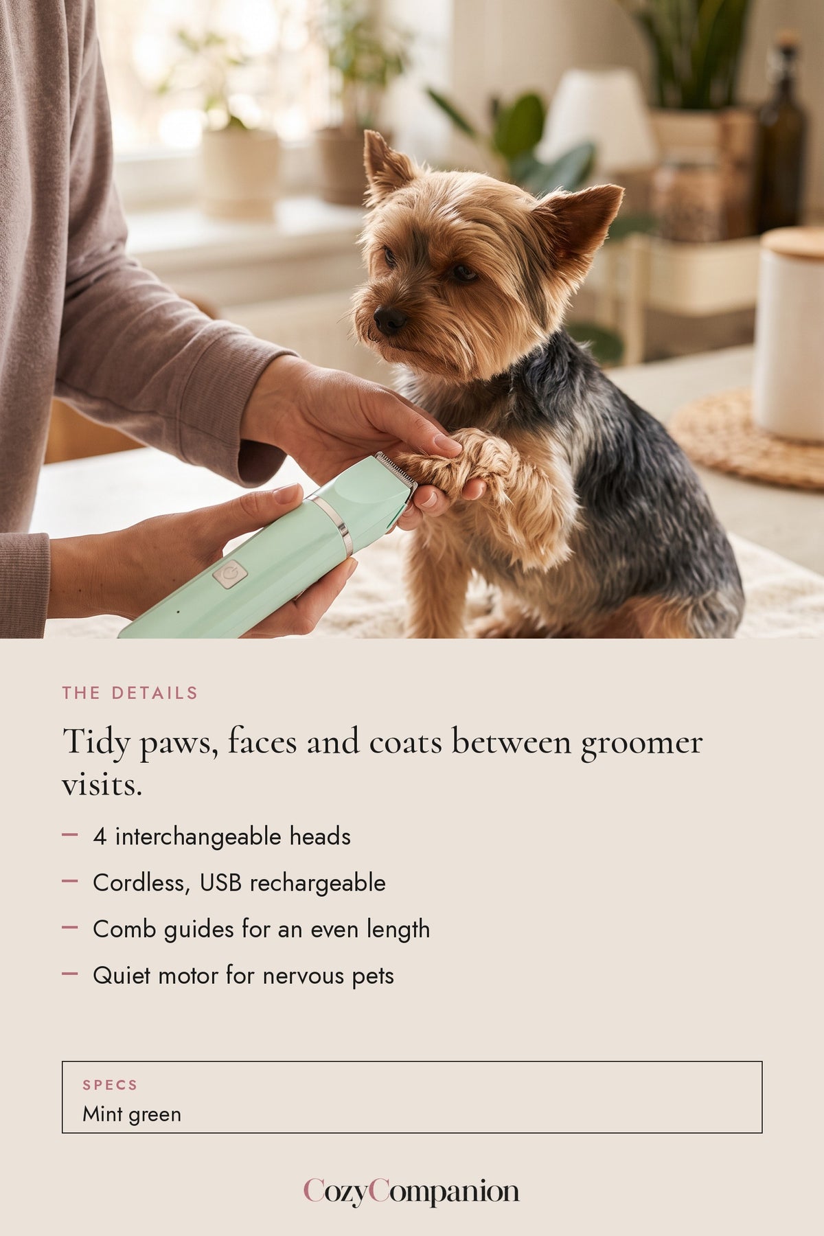 Trim Cordless Clipper Kit: the details