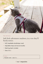 Wander Cat Harness & Leash: the details