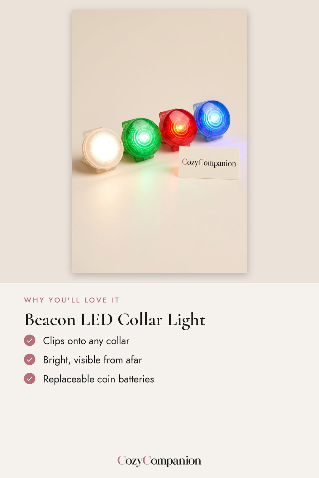 Beacon LED Collar Light: why you'll love it