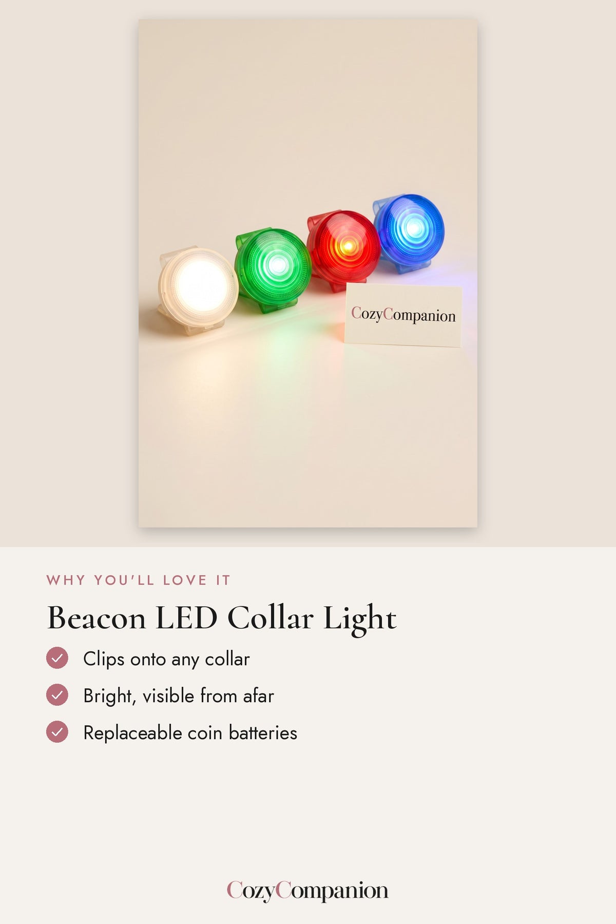 Beacon LED Collar Light: why you'll love it