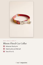 Bloom Floral Cat Collar: why you'll love it
