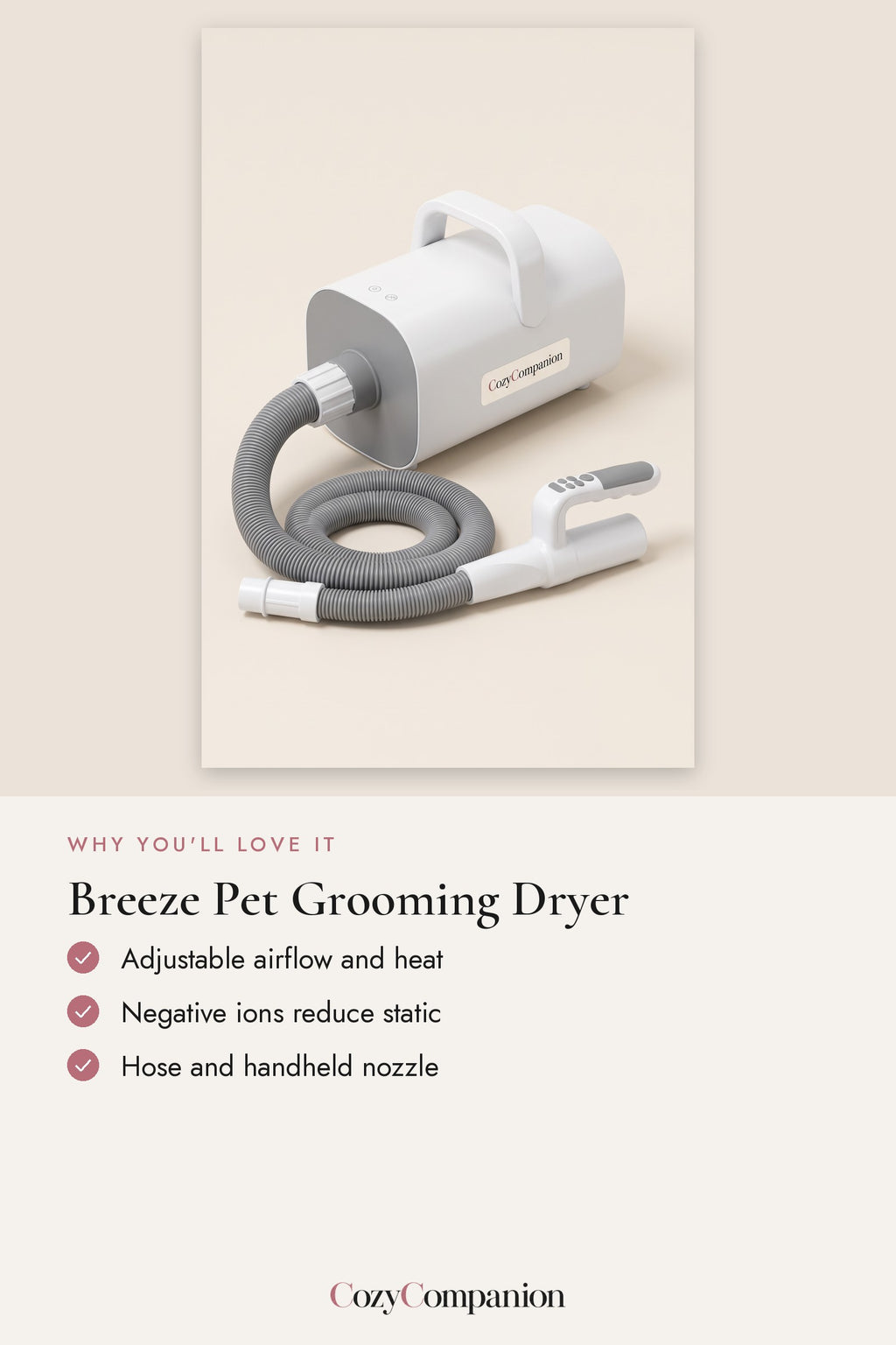 Breeze Pet Grooming Dryer: why you'll love it