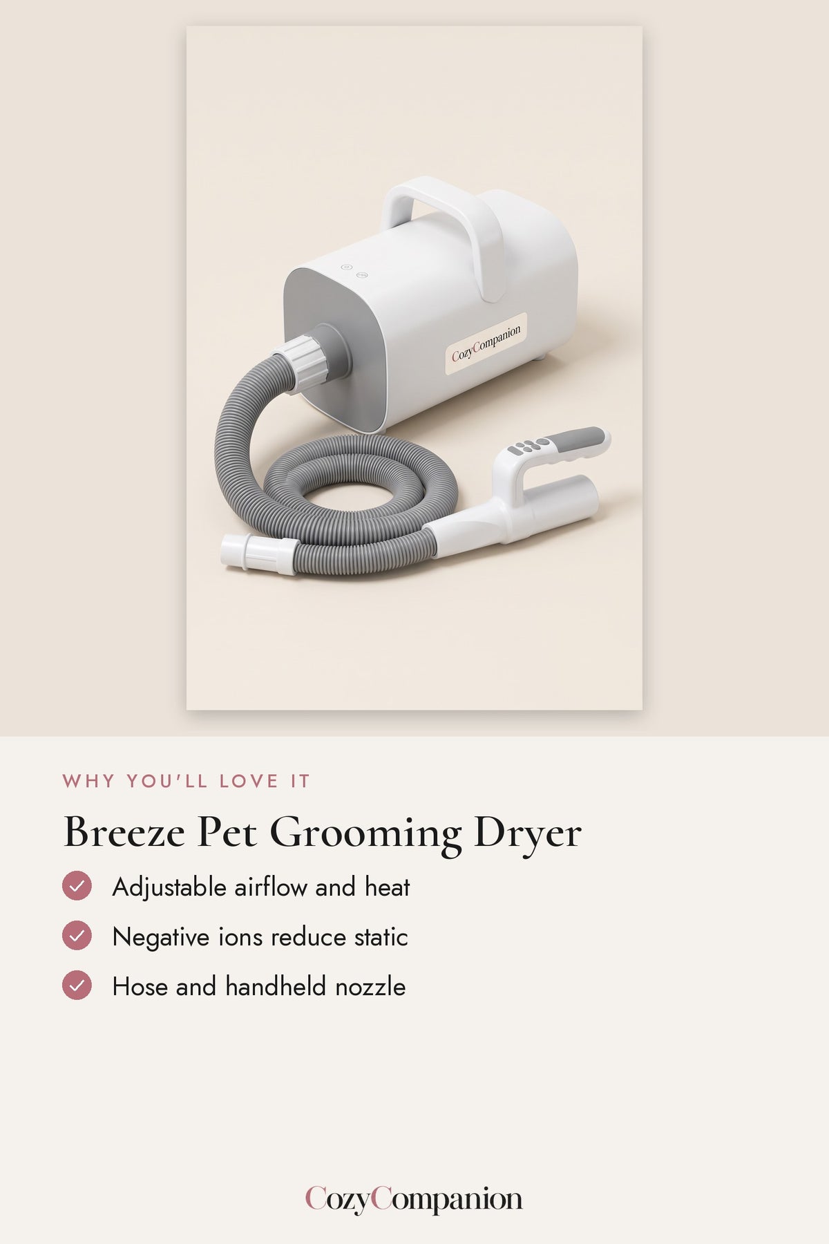 Breeze Pet Grooming Dryer: why you'll love it