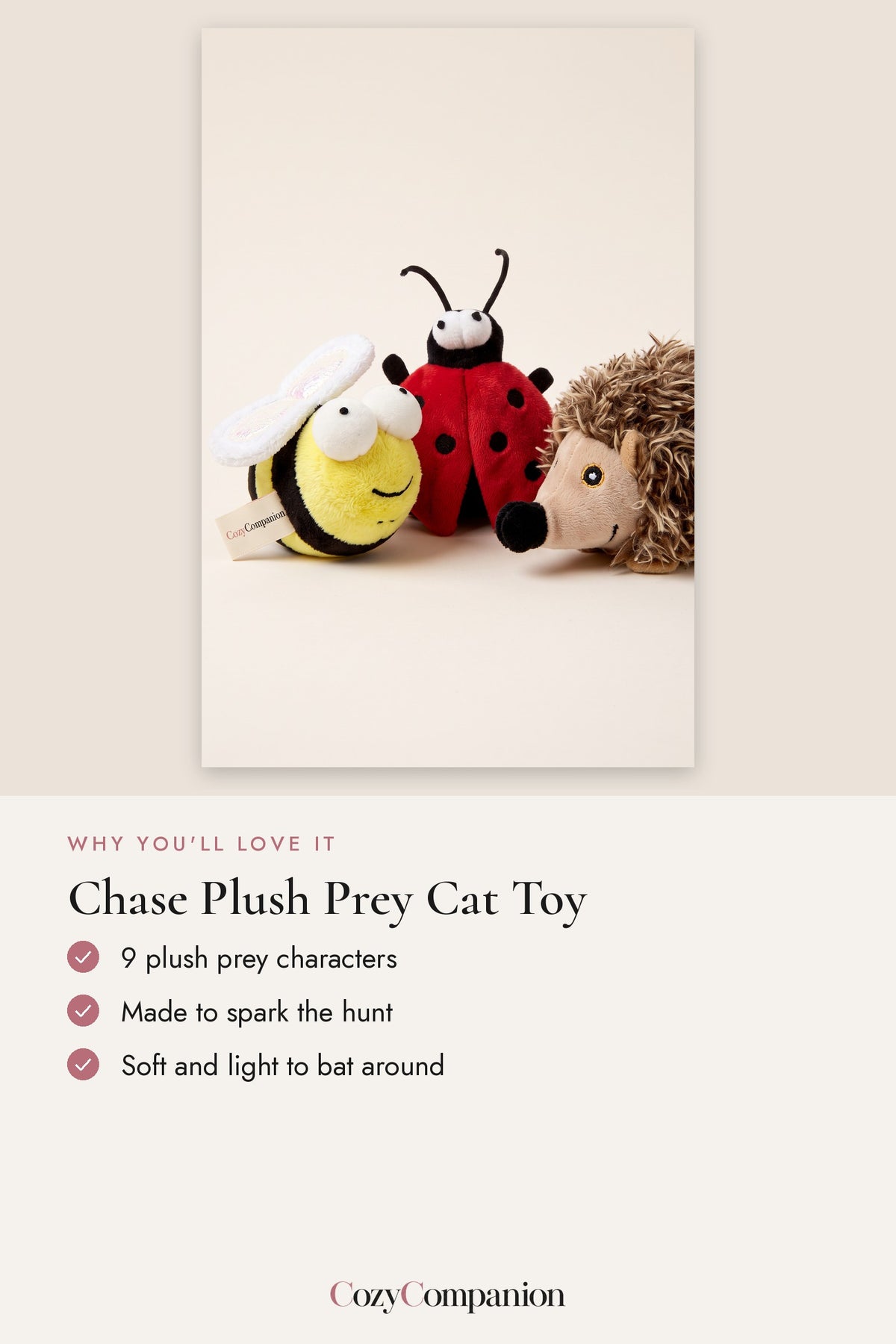 Chase Plush Prey Cat Toy: why you'll love it