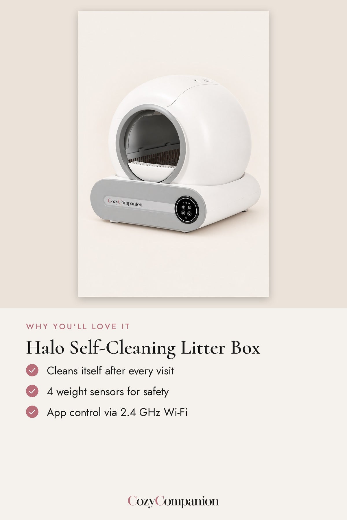 Halo Self-Cleaning Litter Box: why you'll love it