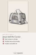Jetset Soft Pet Carrier: why you'll love it