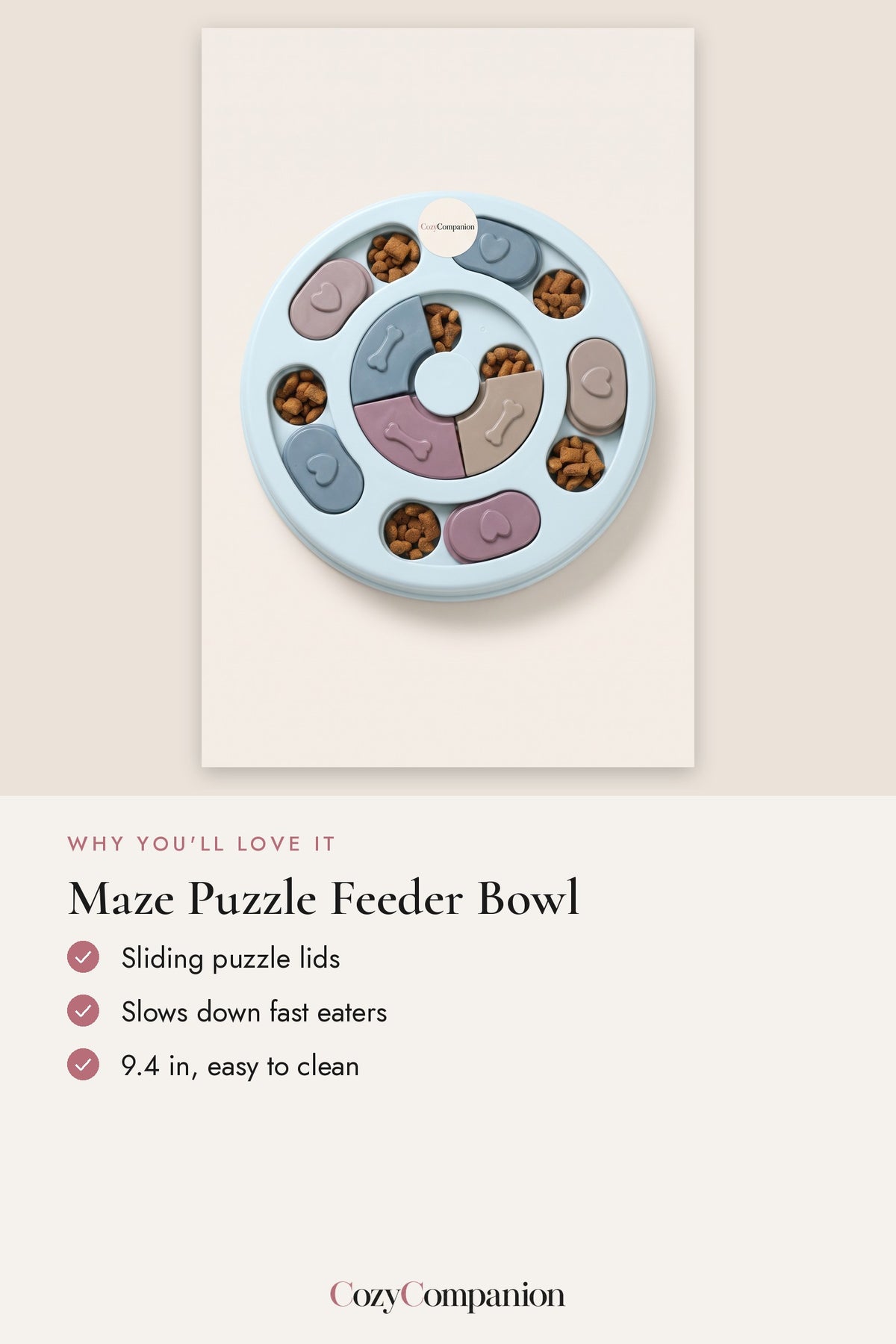 Maze Puzzle Feeder Bowl: why you'll love it