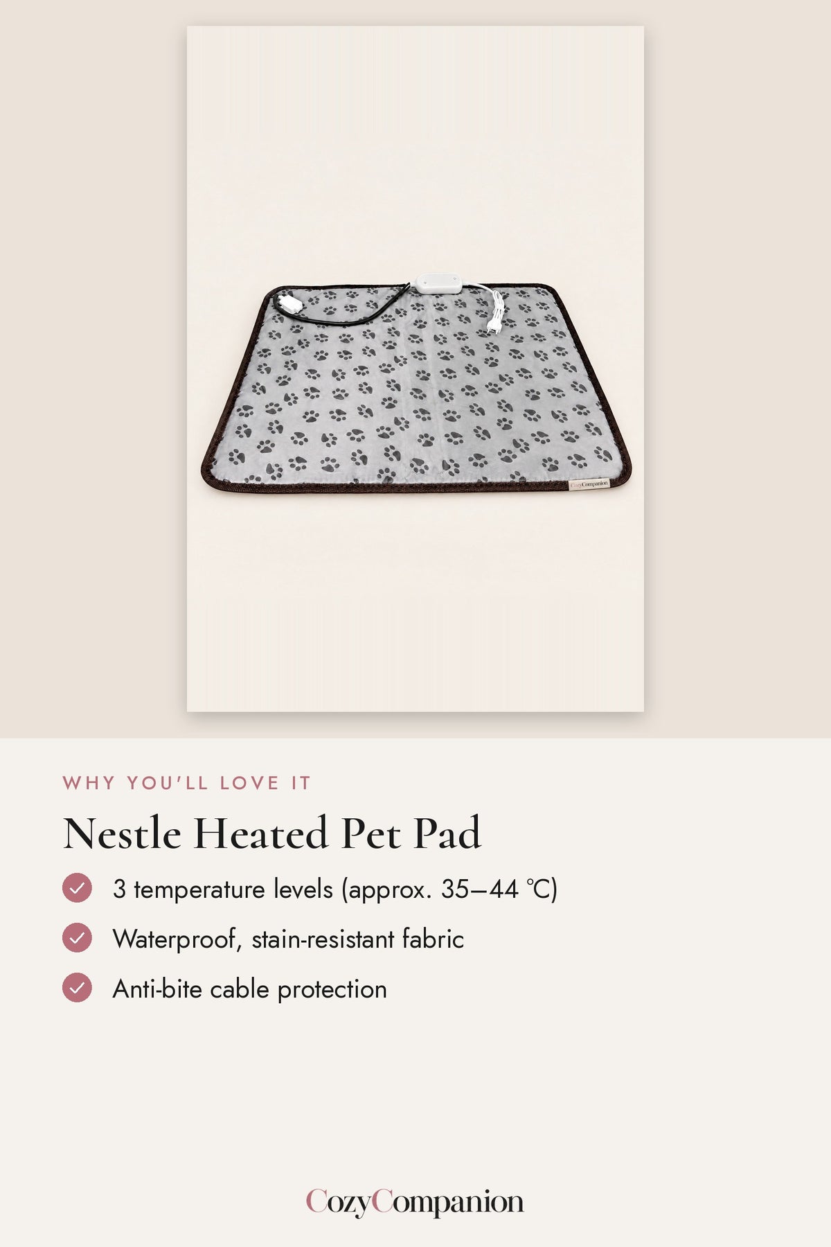 Nestle Heated Pet Pad: why you'll love it