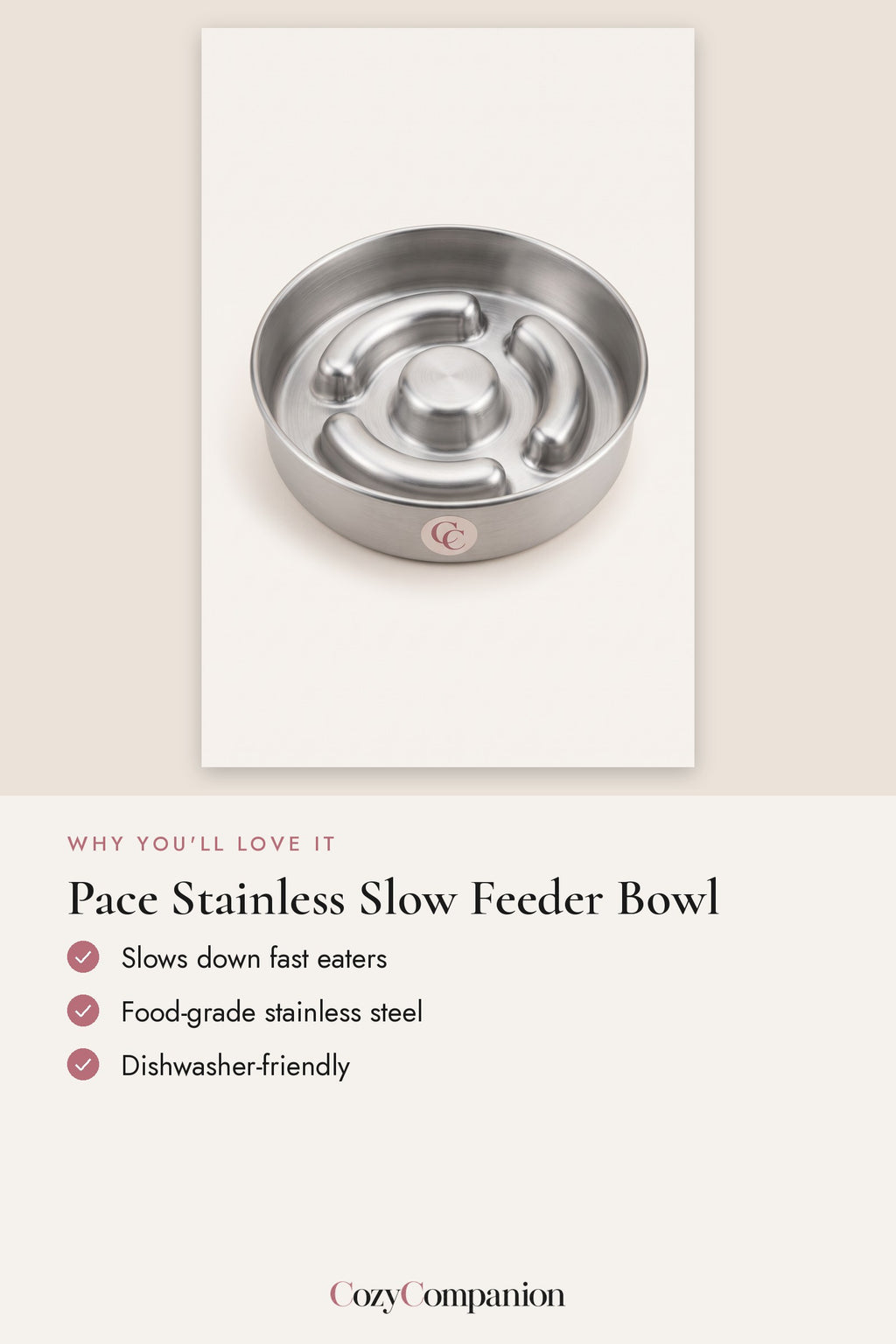 Pace Stainless Slow Feeder Bowl: why you'll love it