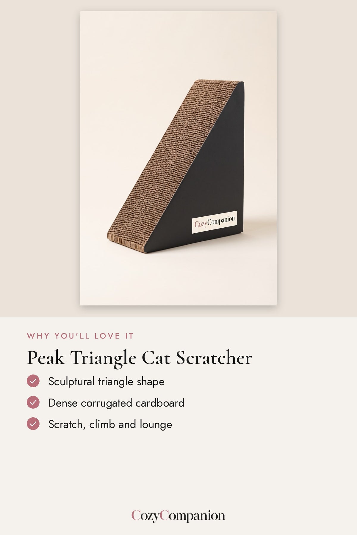 Peak Triangle Cat Scratcher: why you'll love it