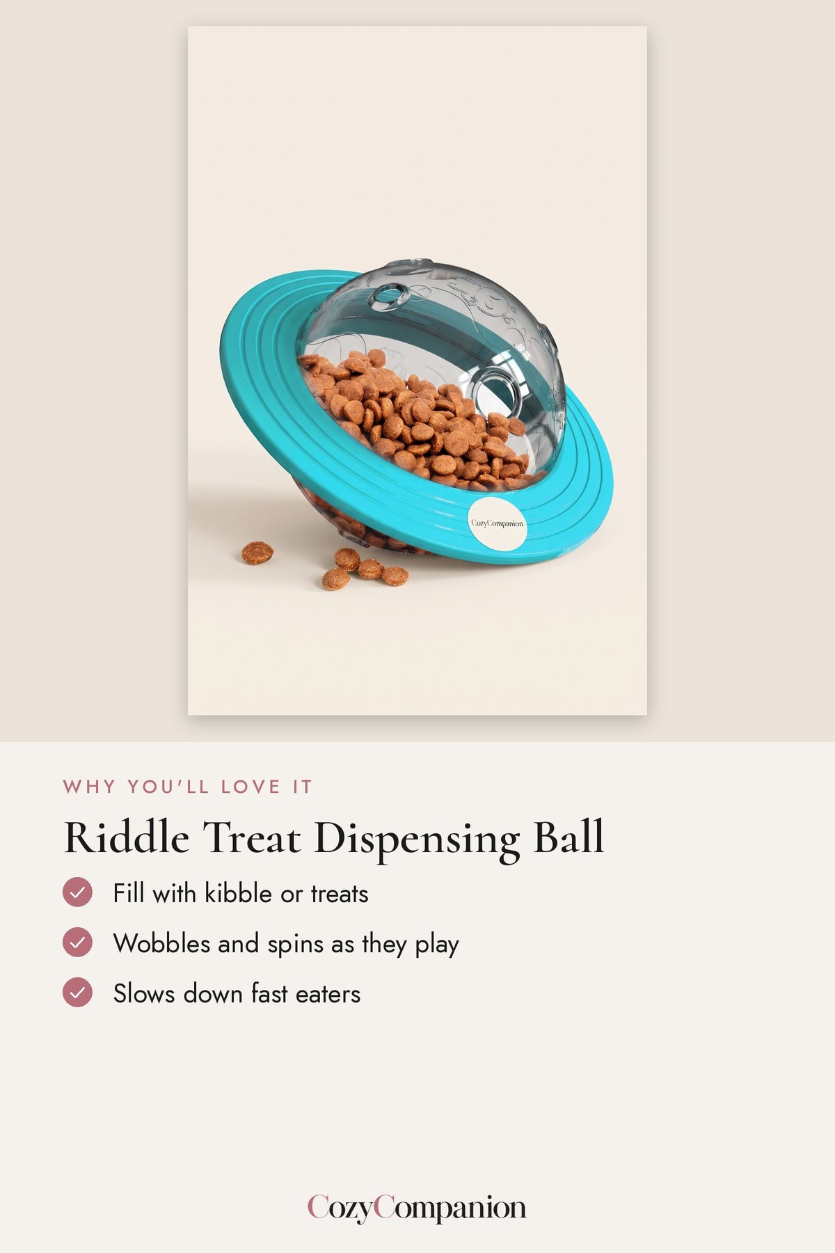 Riddle Treat Dispensing Ball: why you'll love it