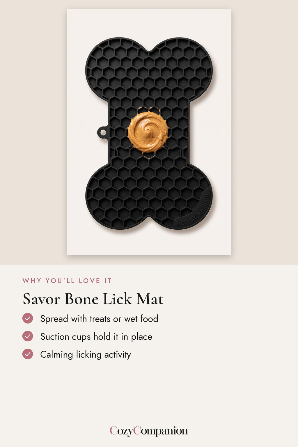 Savor Bone Lick Mat: why you'll love it