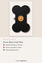 Savor Bone Lick Mat: why you'll love it