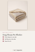 Snug Sherpa Pet Blanket: why you'll love it