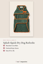 Splash Quick-Dry Dog Bathrobe: why you'll love it