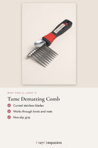 Tame Dematting Comb: why you'll love it
