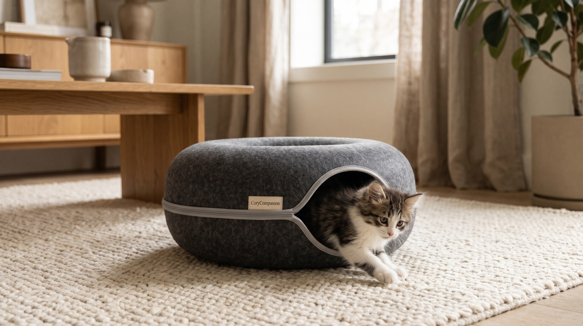 Orbit Felt Cat Tunnel Bed