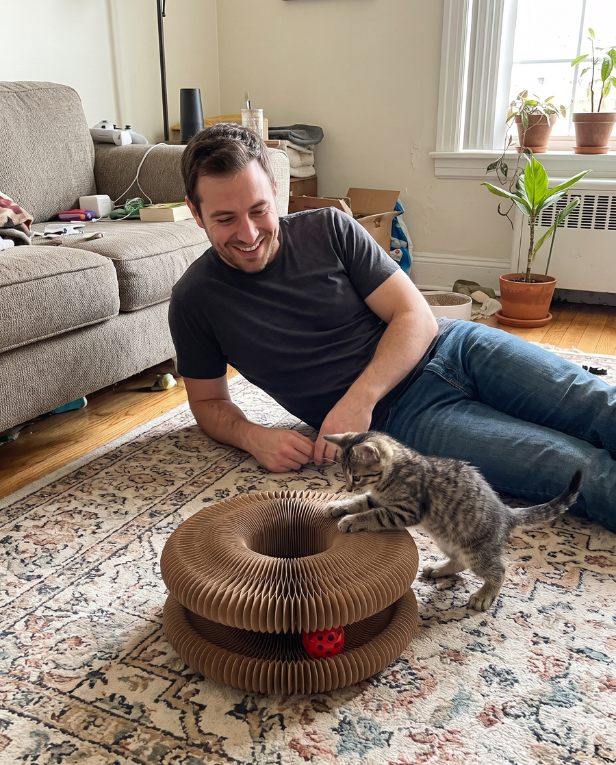 Fold Magnetic Cat Scratcher