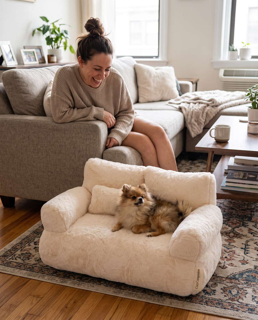 Lounge Plush Pet Sofa