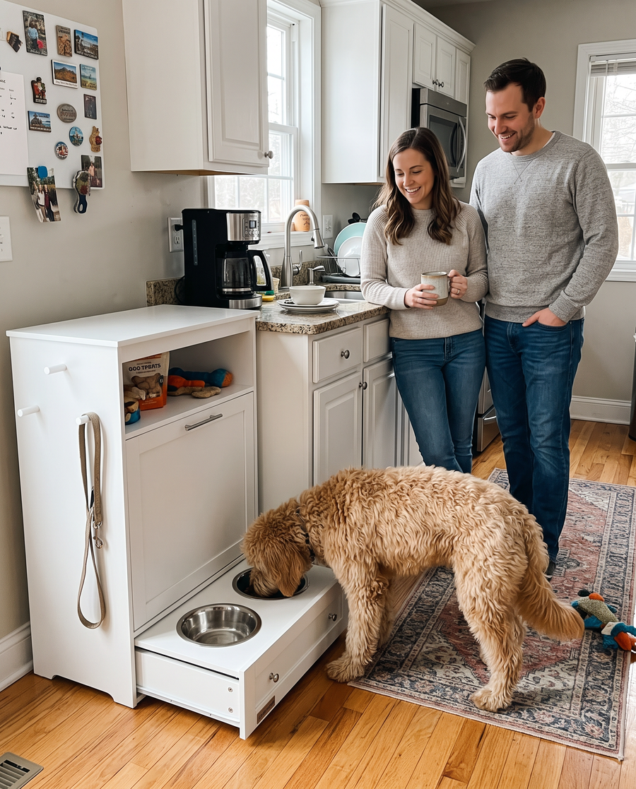 Pantry Pet Feeding Station