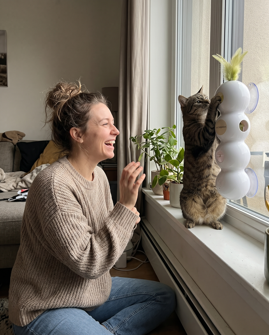Wiggle Window Cat Teaser