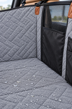 Waterproof quilted surface of the Roam seat cover
