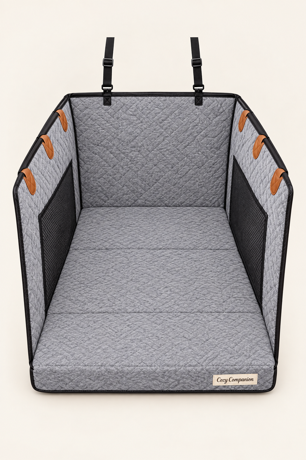 Roam Back Seat Dog Bed & Cover, front view