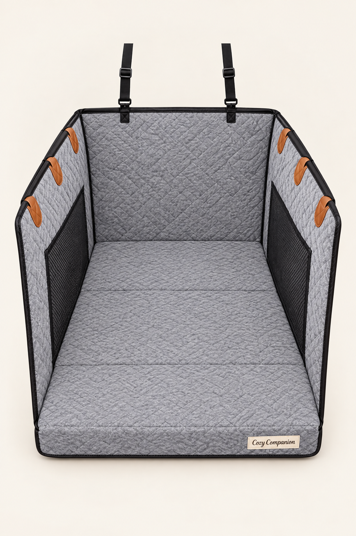 Roam Back Seat Dog Bed & Cover, front view