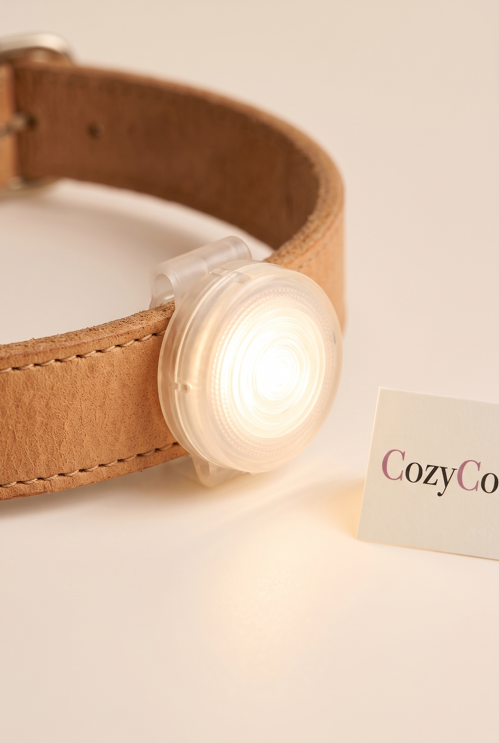 Close-up detail of the Beacon LED light