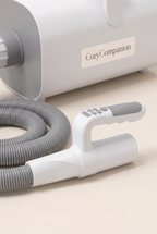 Close-up detail of the Breeze grooming dryer