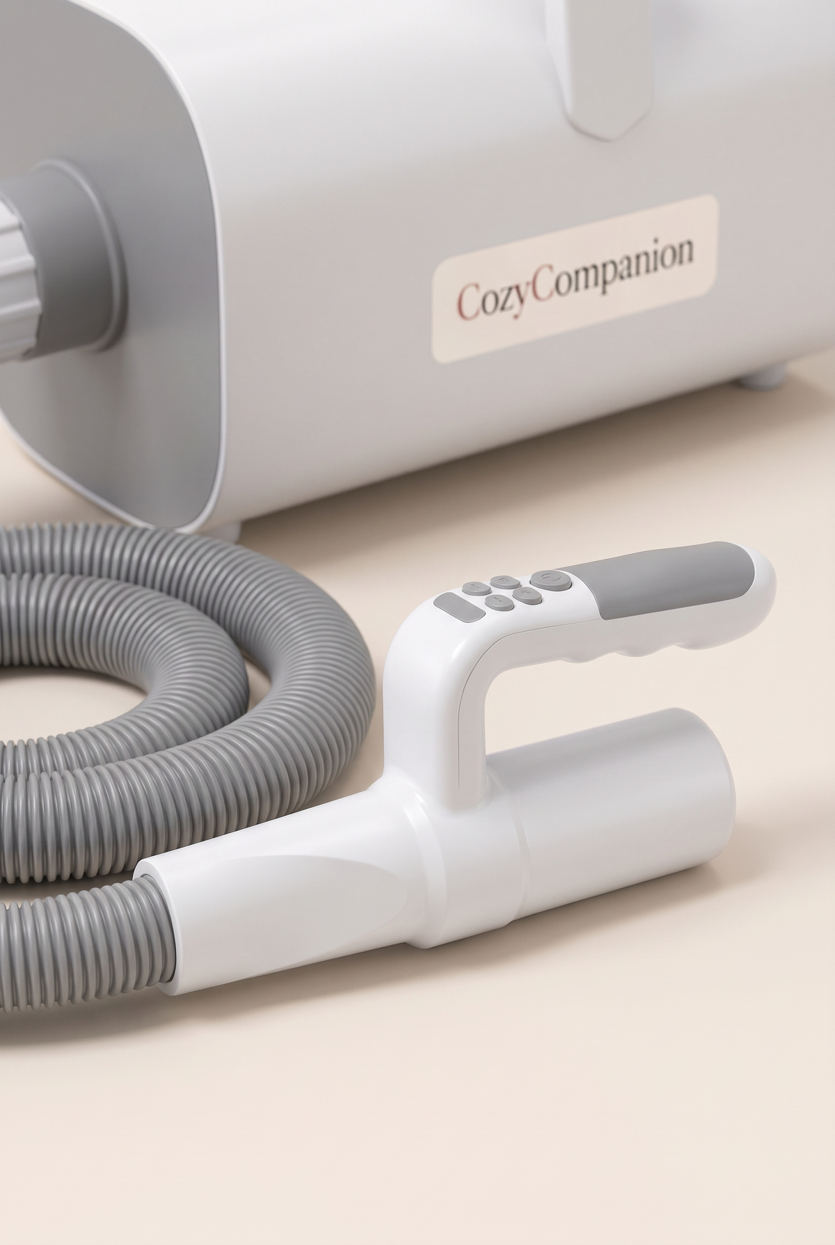 Close-up detail of the Breeze grooming dryer