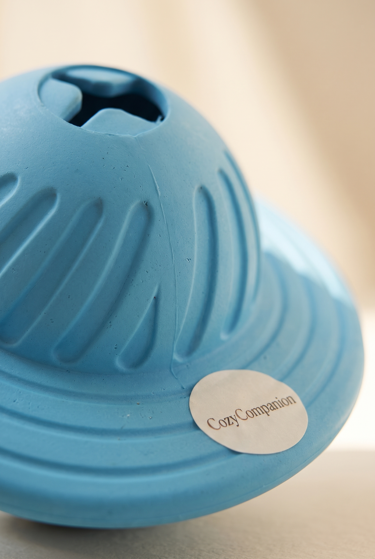 Close-up detail of the Chomp treat ball