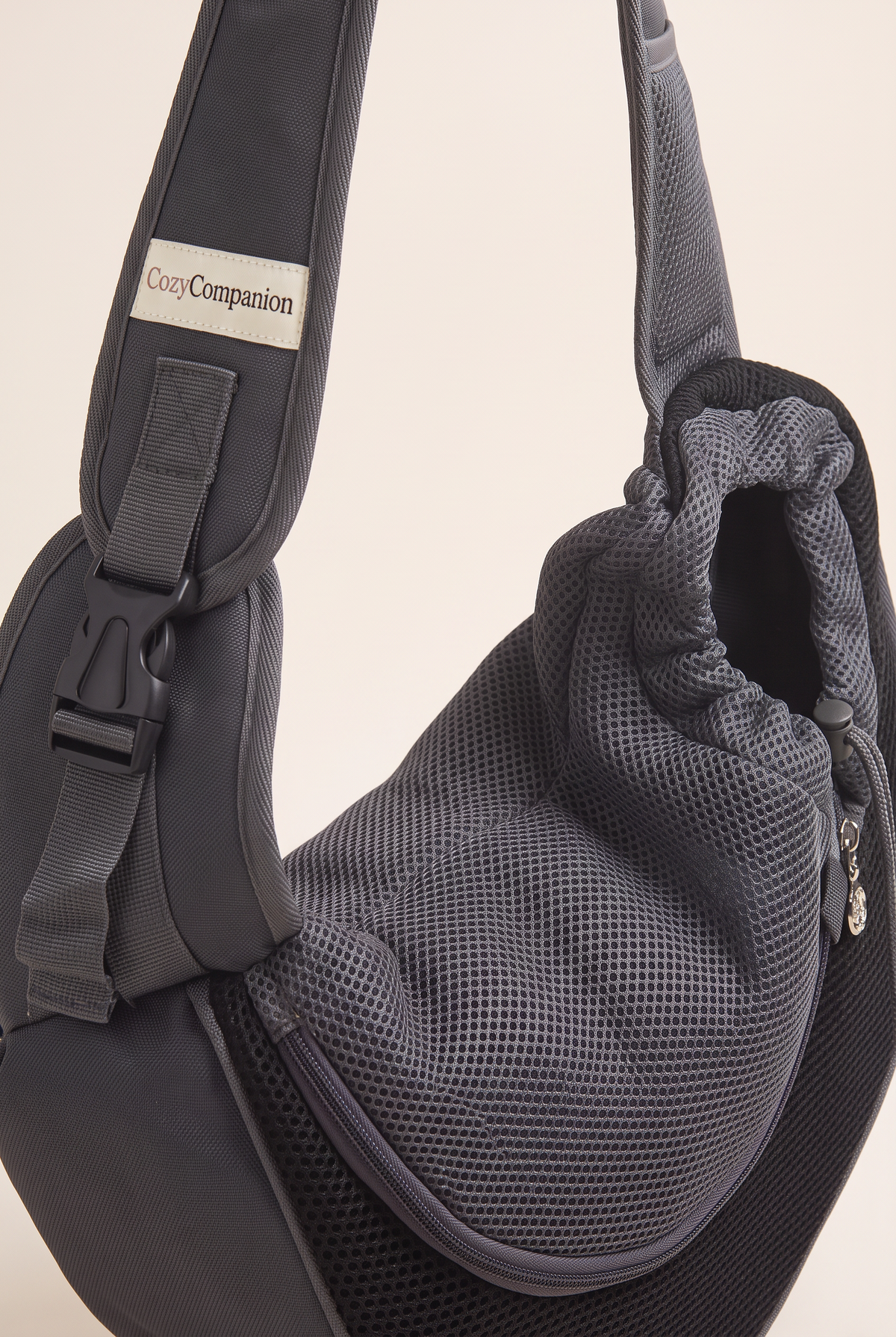 Close-up detail of the Cradle sling