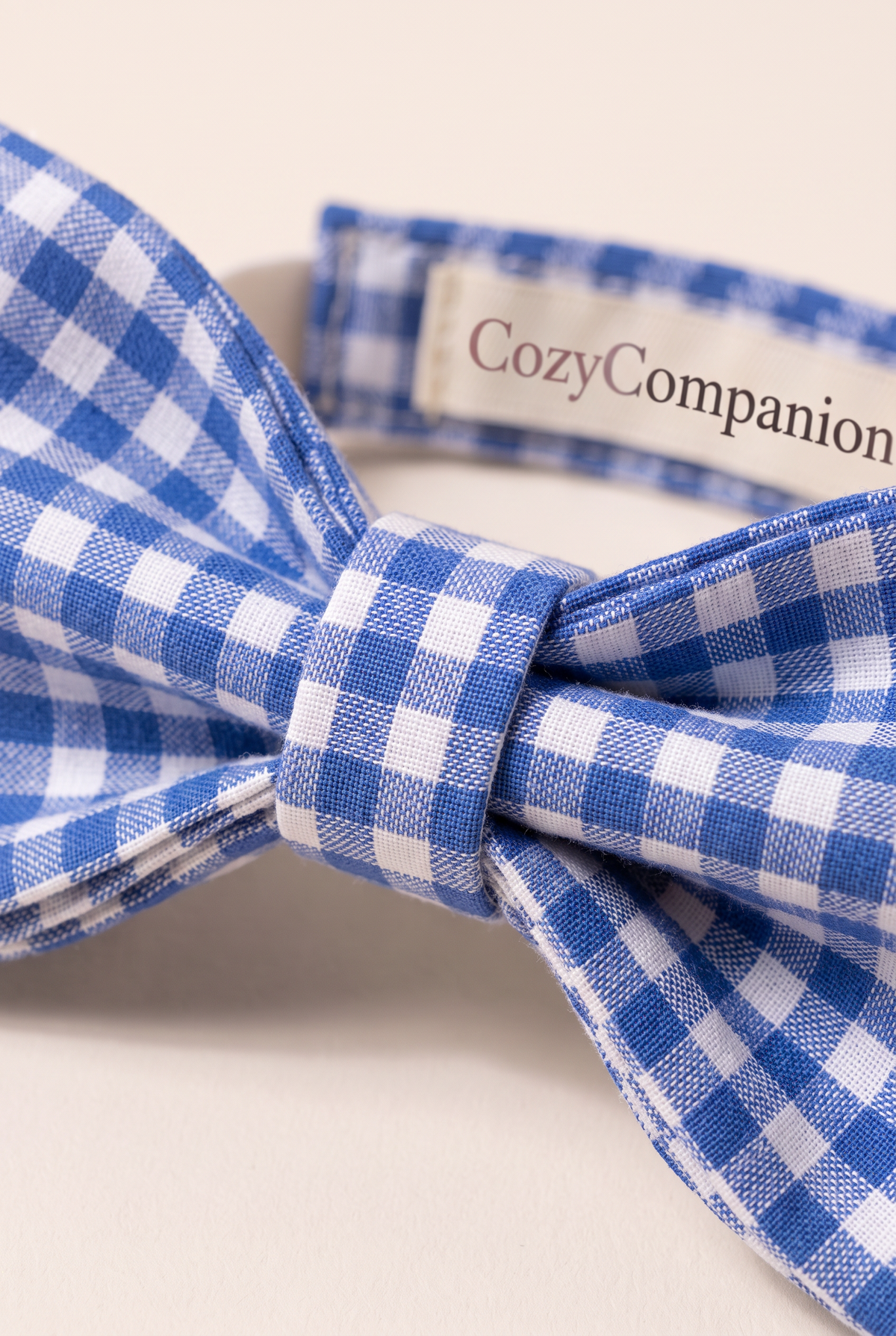 Close-up detail of the Dapper bow tie