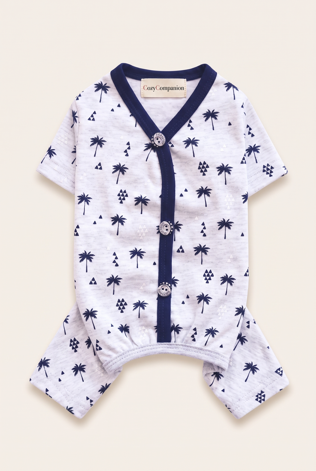 Doze dog pajamas in palm print
