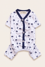 Doze dog pajamas in palm print