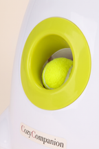 Close-up detail of the Fetch ball launcher