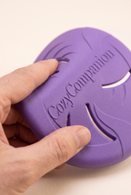 Close-up detail of the Glide frisbee